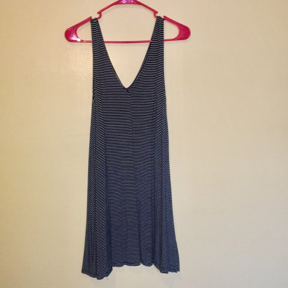 Loose fitting striped dress